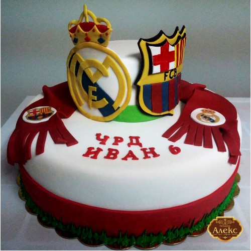 Торта Барселона и Реал